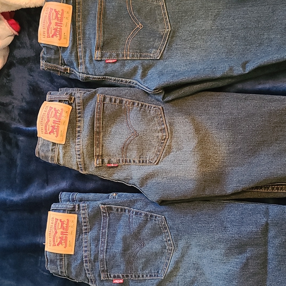 3 pair Boys Levi's size 10. All in excellent condition